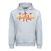 Heather Grey dying fetus 3 Urban Hoodie - artisFamous