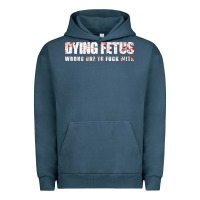 Pigment Midnight Navy dying fetus 4 Urban Hoodie - artisFamous