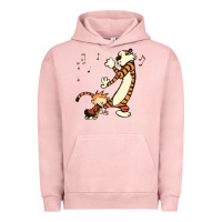 Pigment Salmon calvin dance party Urban Hoodie - artisFamous