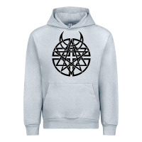 Heather Grey disturbed 1 Urban Hoodie - artisFamous