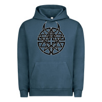Pigment Midnight Navy disturbed 1 Urban Hoodie - artisFamous