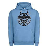 Pigment Pebble Blue disturbed 1 Urban Hoodie - artisFamous
