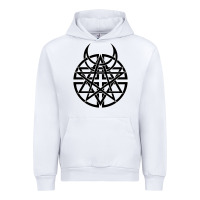 White disturbed 1 Urban Hoodie - artisFamous