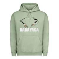 Pigment Oil Green baba yaga Urban Hoodie - artisFamous