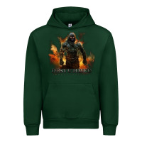 Forest Green disturbed 8 Urban Hoodie - artisFamous