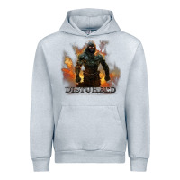 Heather Grey disturbed 8 Urban Hoodie - artisFamous