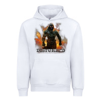 White disturbed 8 Urban Hoodie - artisFamous
