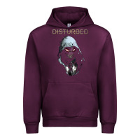Mauve Wine disturbed 10 Urban Hoodie - artisFamous