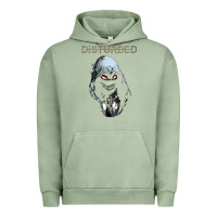 Pigment Oil Green disturbed 10 Urban Hoodie - artisFamous