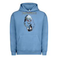 Pigment Pebble Blue disturbed 10 Urban Hoodie - artisFamous