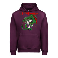 Mauve Wine deep purple 7 Urban Hoodie - artisFamous