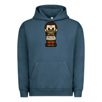 Pigment Midnight Navy hannibal lecter chibi Urban Hoodie - artisFamous