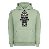 Pigment Oil Green iron giant Urban Hoodie - artisFamous