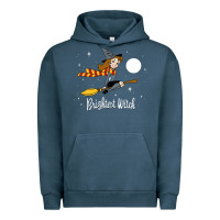 Pigment Midnight Navy brightest witch Urban Hoodie - artisFamous