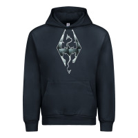 Navy skyrim Urban Hoodie - artisFamous