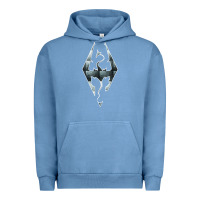 Pigment Pebble Blue skyrim Urban Hoodie - artisFamous