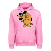 Fuchsia Pink smile mumbly muttley dog Urban Hoodie - artisFamous
