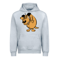 Heather Grey smile mumbly muttley dog Urban Hoodie - artisFamous