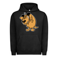 Pigment Black smile mumbly muttley dog Urban Hoodie - artisFamous