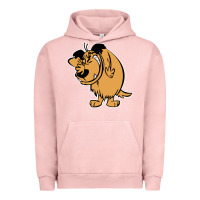 Pigment Salmon smile mumbly muttley dog Urban Hoodie - artisFamous