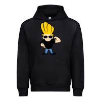 Black johnny bravo chibi Urban Hoodie - artisFamous
