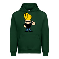 Forest Green johnny bravo chibi Urban Hoodie - artisFamous