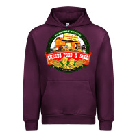 Mauve Wine sneeds feed and seed Urban Hoodie - artisFamous
