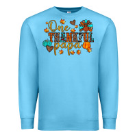Ocean Blue one thankful papa Premium Sweatshirt - JahusDesignShop