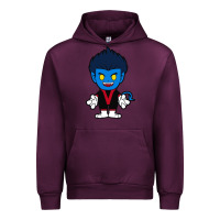 Mauve Wine nightcrawler chibi Urban Hoodie - artisFamous