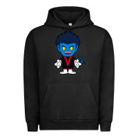 Pigment Black nightcrawler chibi Urban Hoodie - artisFamous