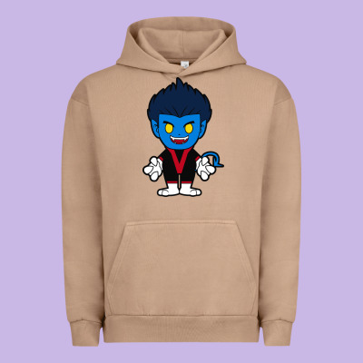 Nightcrawler Chibi Urban Hoodie Designed By Artisfamous