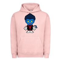 Pigment Salmon nightcrawler chibi Urban Hoodie - artisFamous