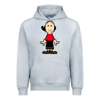 Heather Grey olive oyl Urban Hoodie - artisFamous