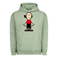 Pigment Oil Green olive oyl Urban Hoodie - artisFamous