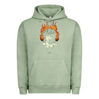 Pigment Oil Green jim Urban Hoodie - artisFamous