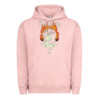 Pigment Salmon jim Urban Hoodie - artisFamous