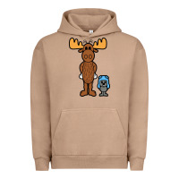 Pigment Burro rocky and bullwinkle Urban Hoodie - artisFamous