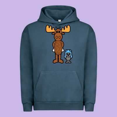 Rocky And Bullwinkle Urban Hoodie Designed By Artisfamous