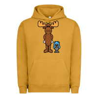 Pigment Peanut Butter rocky and bullwinkle Urban Hoodie - artisFamous