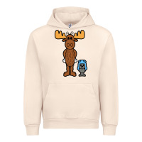 Sandshell rocky and bullwinkle Urban Hoodie - artisFamous