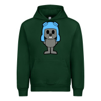 Forest Green rocky the squirrel Urban Hoodie - artisFamous