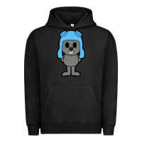 Pigment Black rocky the squirrel Urban Hoodie - artisFamous