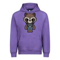 Tulip rocket racoon chibi Urban Hoodie - artisFamous