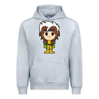 Heather Grey rogue x men chibi Urban Hoodie - artisFamous