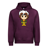 Mauve Wine rogue x men chibi Urban Hoodie - artisFamous