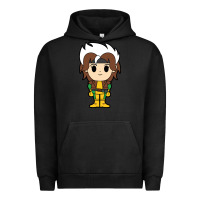 Pigment Black rogue x men chibi Urban Hoodie - artisFamous