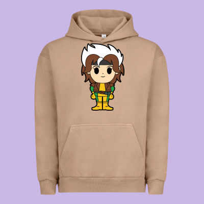 Rogue X Men Chibi Urban Hoodie Designed By Artisfamous
