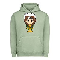 Pigment Oil Green rogue x men chibi Urban Hoodie - artisFamous
