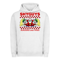 Pigment Lunar Rock shy guys burger and fries Urban Hoodie - artisFamous