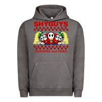 Pigment Tornado shy guys burger and fries Urban Hoodie - artisFamous